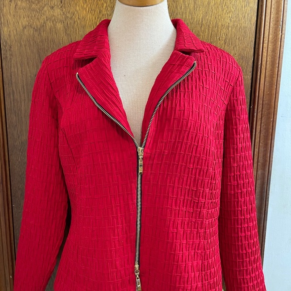 Frank Lyman Design Red Jacket Size 16 - Picture 2 of 13